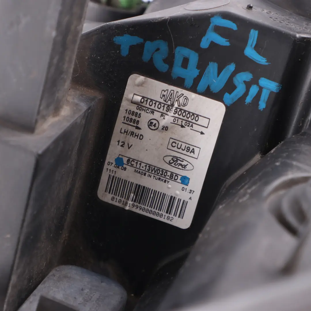 Headlamp Headlight Lamp Front Left N/S to Ford Transit MK7 with Part number 6C1113W030BD Ford Transit MK7 Headlamp Headlight Lamp Front Left N/S - SKU rhd-6C1113W030BD - Part number 6C1113W030BD