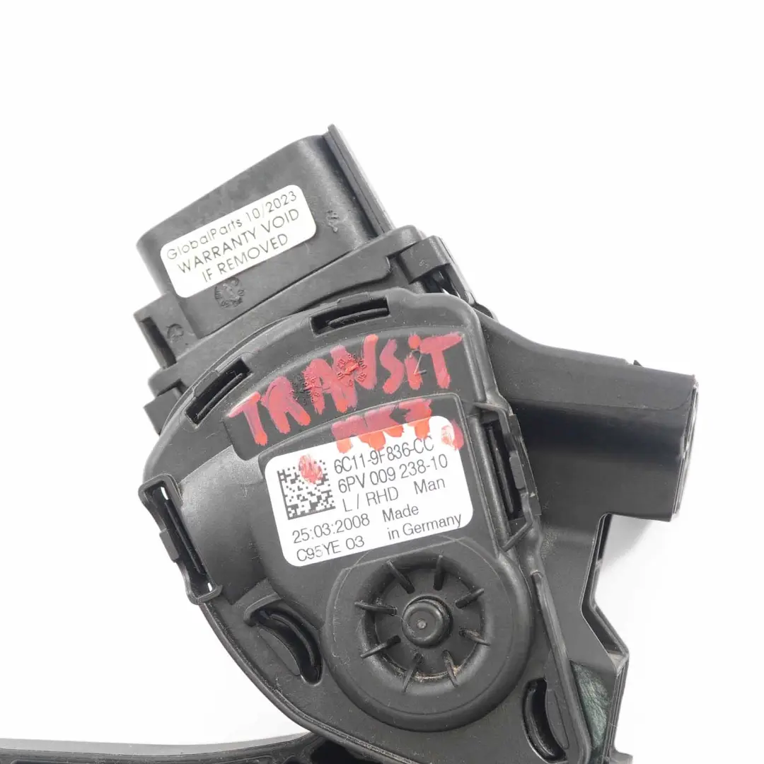 Throttle Pedal Accelerator Gas Assembly Unit 6C11-9F836-CC to Ford Transit MK7 with Part number 6C119F836CC Ford Transit MK7 Throttle Pedal Accelerator Gas Assembly Unit 6C11-9F836-CC - SKU rhd-6C119F836CC - Part number 6C119F836CC