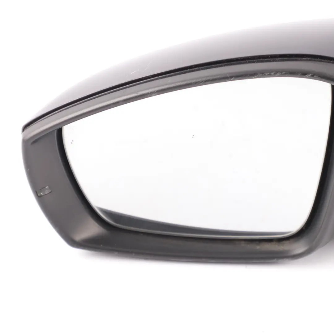 VW Volkswagen Polo 6R 5 Wing Mirror Door Left N/S Deep Black - C9X - SKU rhd-6R2857507R-DBL - Part number 6R2857507R