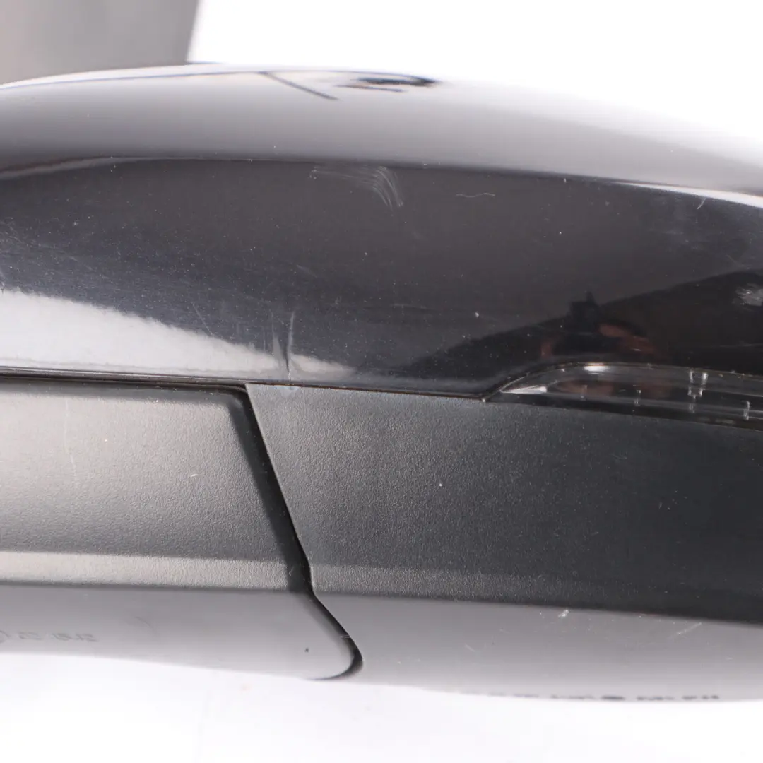 VW Volkswagen Polo 6R 5 Wing Mirror Door Left N/S Deep Black - C9X - SKU rhd-6R2857507R-DBL - Part number 6R2857507R