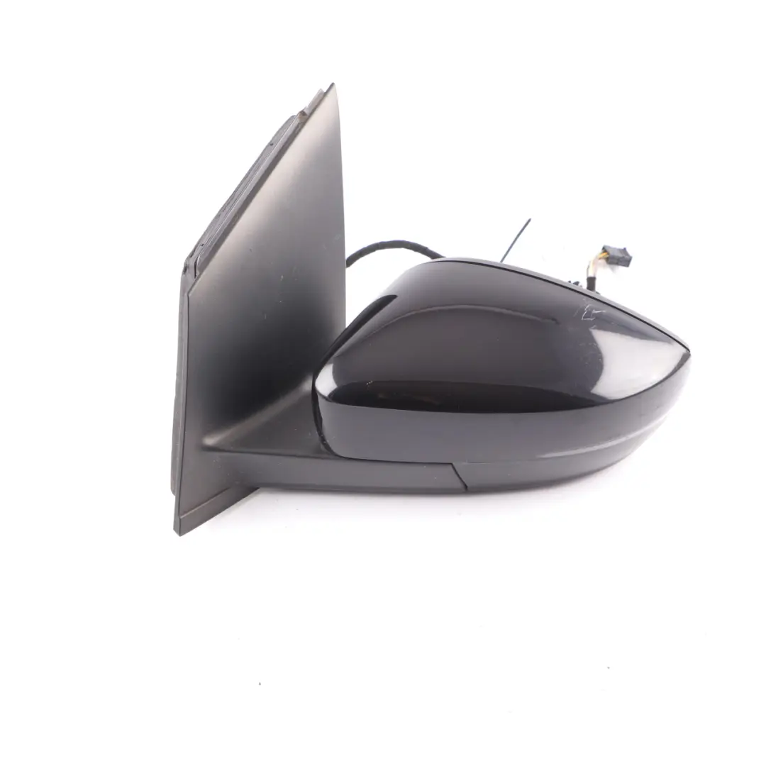 Mk5 Wing Mirror Door Left N/S Deep Black - C9X to VW Volkswagen Polo 6R with Part number 6R2857507R VW Volkswagen Polo 6R Mk5 Wing Mirror Door Left N/S Deep Black - C9X - SKU RHD-6R2857507R-DBL - Part number 6R2857507R