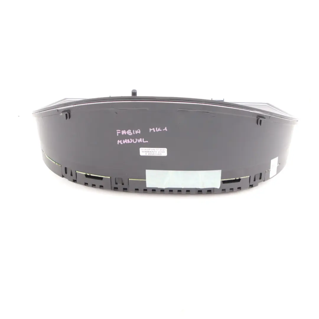  Instrument Cluster Skoda Fabia MK1 Diesel Speedo Clocks Manual MPH - SKU rhd-6Y0920980E - Part number 6Y0920980E
