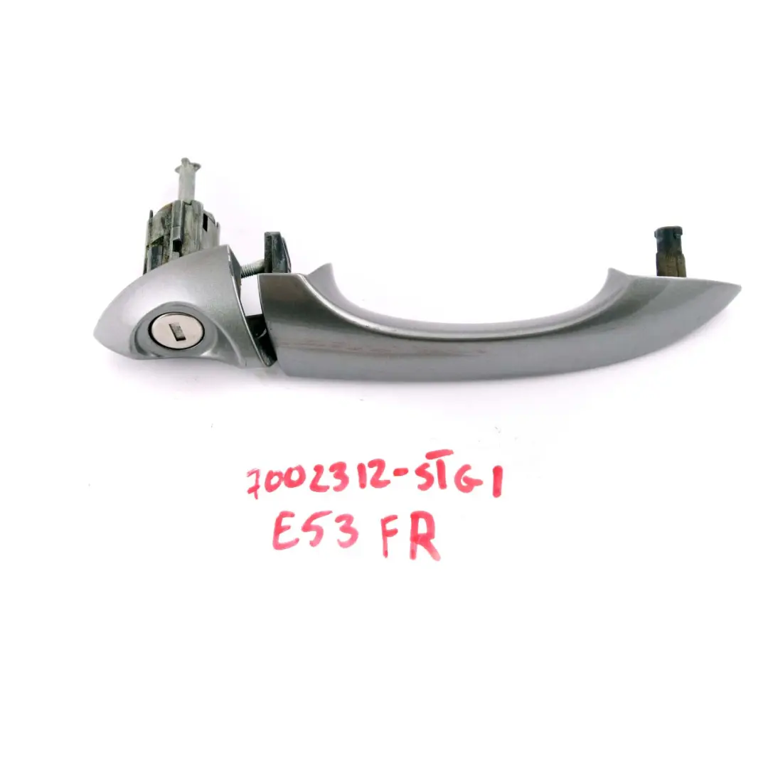 Door Handle Grab BMW X5 E53 Front Right Cover O/S Sterlinggrau Grey Metallic 472 to with Part number 7002312 Door Handle Grab BMW X5 E53 Front Right Cover O/S Sterlinggrau Grey Metallic 472 - SKU rhd-7002312-STG1 - Part number 7002312