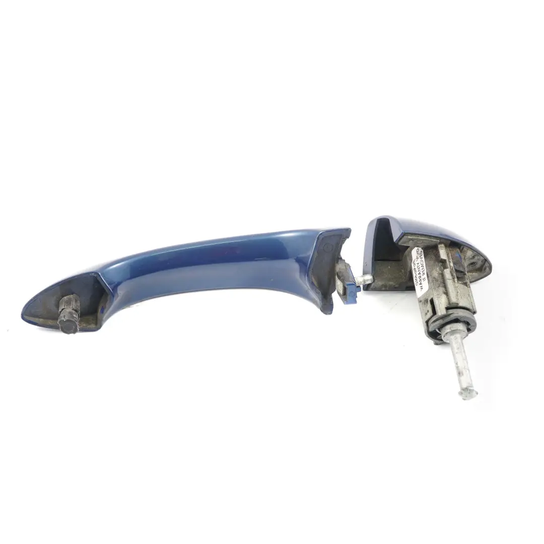 Front Right Handle Grab Cover O/S Topasblau Topaz Blue 364 to BMW X5 Series E53 with Part number 7002312 BMW X5 Series E53 Front Right Handle Grab Cover O/S Topasblau Topaz Blue 364 - SKU rhd-7002312-TPB - Part number 7002312