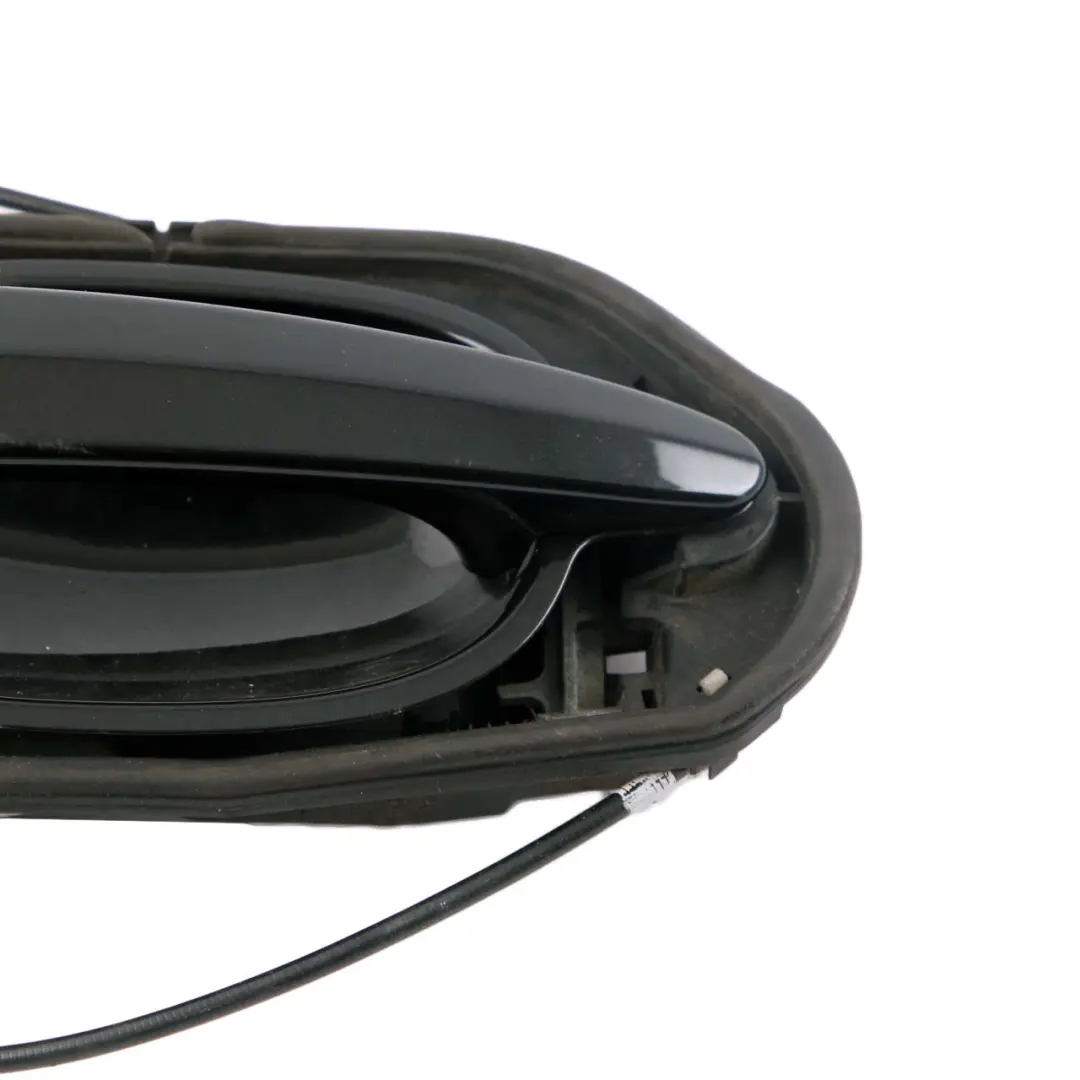 BMW 6 Series E63 E64 3 Left N/S Grab Handle Door Black Sapphire Metallic 475 - SKU rhd-7008893-BS3 - Part number 7008893