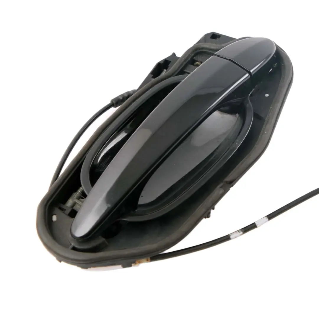 BMW 6 Series E63 E64 3 Left N/S Grab Handle Door Black Sapphire Metallic 475 - SKU rhd-7008893-BS3 - Part number 7008893