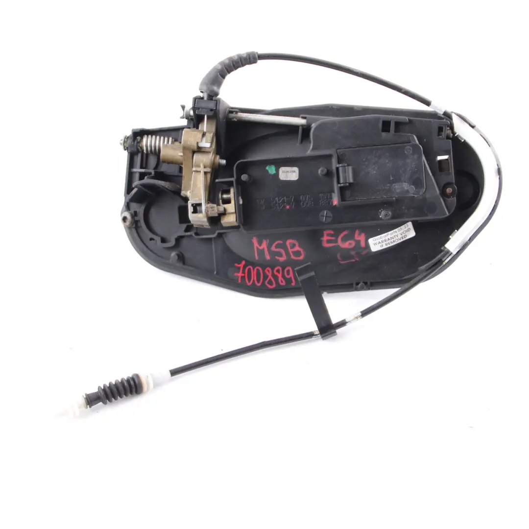 Complete Front Left N/S Grab Handle Mineralsilber Silver to BMW 6 Series E64 with Part number 7008893 BMW 6 Series E64 Complete Front Left N/S Grab Handle Mineralsilber Silver - SKU rhd-7008893-MSB - Part number 7008893