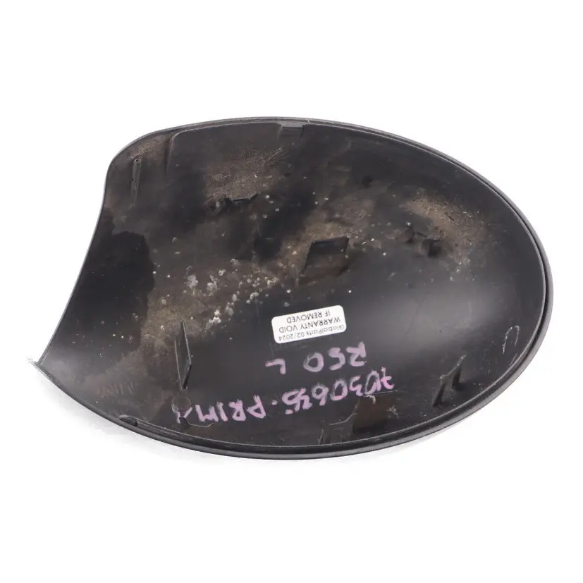 Cap Casing Left N/S Mirror Wing Primed Black to Mini Cooper R50 R52 R53 Cover with Part number 7030635 Mini Cooper R50 R52 R53 Cover Cap Casing Left N/S Mirror Wing Primed Black - SKU rhd-7030635-PRIM1 - Part number 7030635