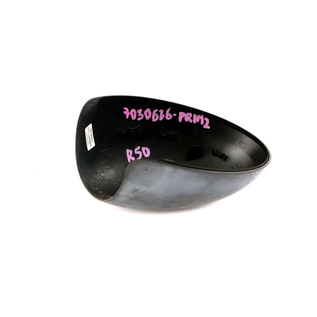Mini Cooper 2 R50 R53 Cover Cap Casing Right O/S Mirror Wing Primed Black - SKU rhd-7030636-PRIM2 - Part number 7030636