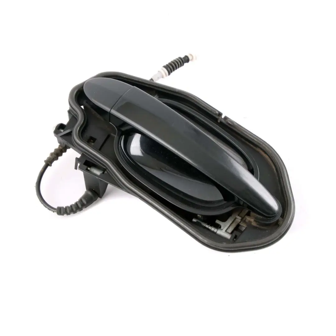 Complete Front Left Grab Handle N/S Black Sapphire Metallic 475 to BMW 5 E60 E61 1 with Part number 7034469 BMW 5 E60 E61 1 Complete Front Left Grab Handle N/S Black Sapphire Metallic 475 - SKU rhd-7034469-BS1 - Part number 7034469