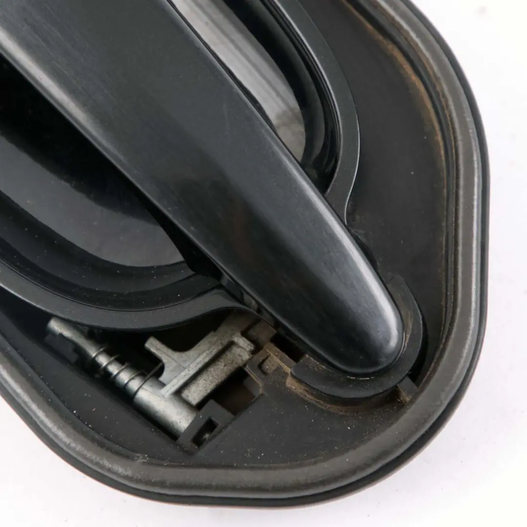 BMW 5 E60 E61 1 Complete Front Left Grab Handle N/S Black Sapphire Metallic 475 - SKU rhd-7034469-BS1 - Part number 7034469