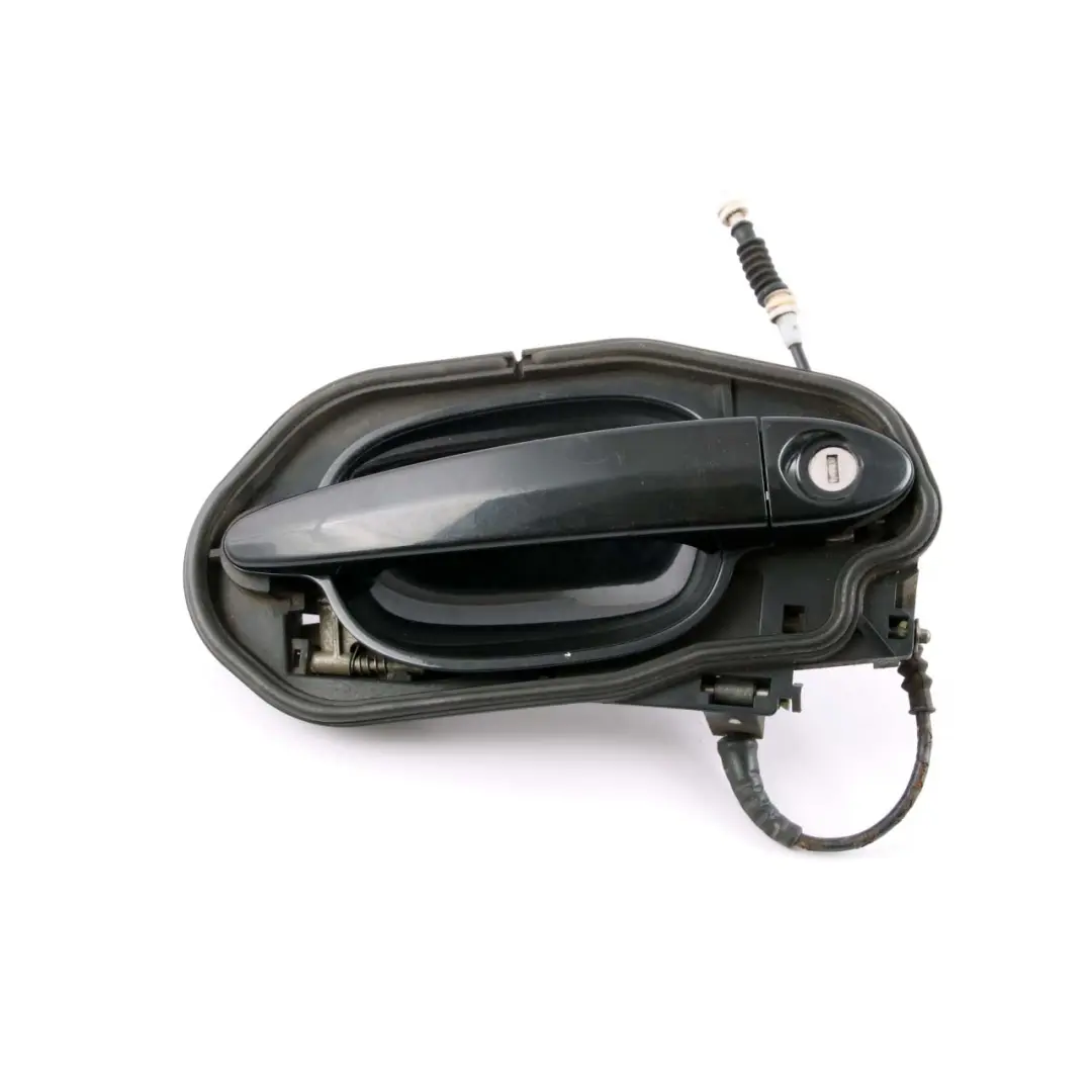 BMW 5 Series E60 E61 2 Grab Door Handle Front Right O/S Black Sapphire 475 - SKU rhd-7034469-BS2 - Part number 7034452