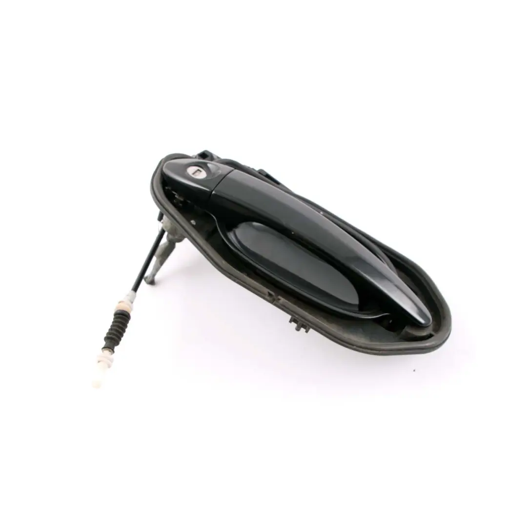 BMW 5 Series E60 E61 2 Grab Door Handle Front Right O/S Black Sapphire 475 - SKU rhd-7034469-BS2 - Part number 7034452