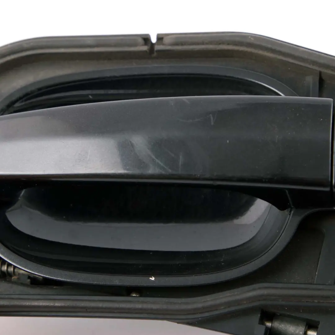 BMW 5 Series E60 E61 2 Grab Door Handle Front Right O/S Black Sapphire 475 - SKU rhd-7034469-BS2 - Part number 7034452
