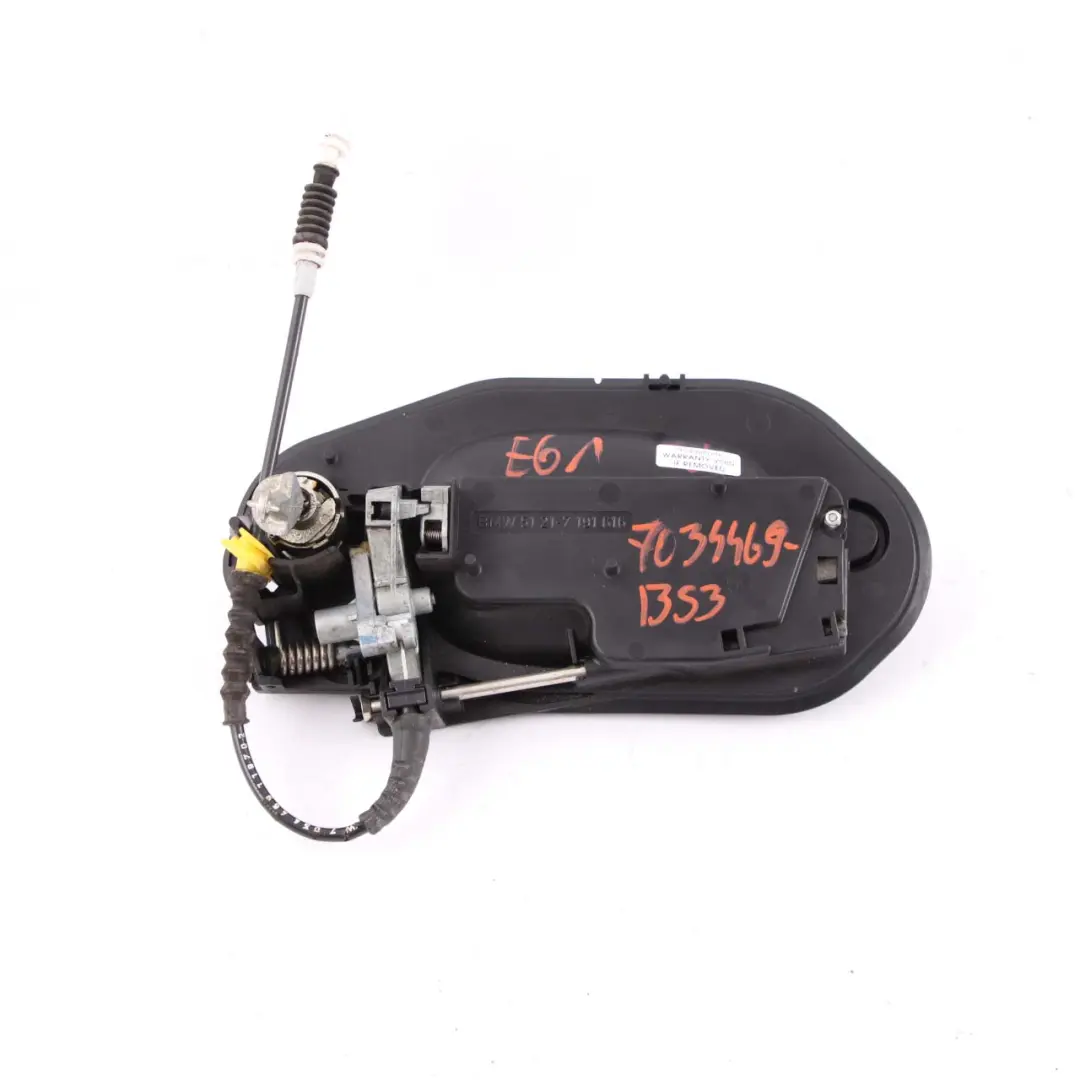  Grab Handle BMW E60 E61 3 Door Front Right O/S Outside Black Sapphire 475 - SKU rhd-7034469-BS3 - Part number 7034452