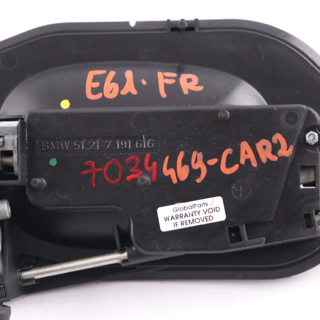 Grab Handle BMW E60 E61 Complete Front Right Door O/S Carbonschwarz Black to with Part number 7034469 Grab Handle BMW E60 E61 Complete Front Right Door O/S Carbonschwarz Black - SKU rhd-7034469-CAR2 - Part number 7034469