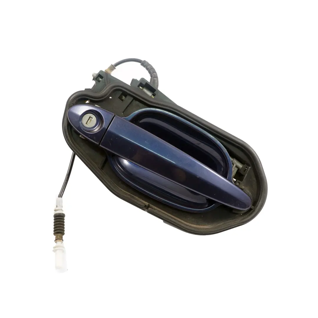 Complete Front Right Grab Handle O/S Tiefseeblau Blue A76 to BMW 5 Series E60 E61 with Part number 7034469 BMW 5 Series E60 E61 Complete Front Right Grab Handle O/S Tiefseeblau Blue A76 - SKU rhd-7034469-DSB - Part number 7034469