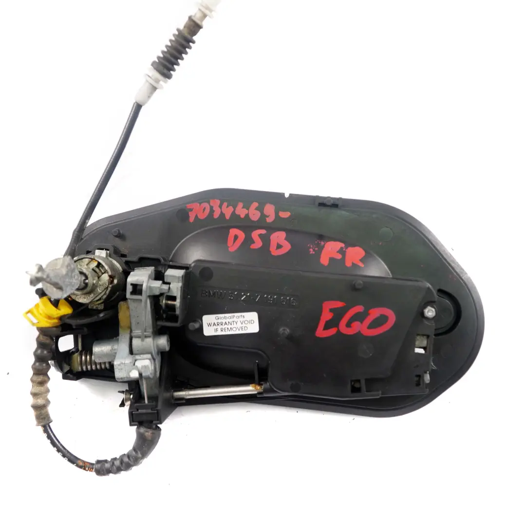 Complete Front Right Grab Handle O/S Tiefseeblau Blue A76 to BMW 5 Series E60 E61 with Part number 7034469 BMW 5 Series E60 E61 Complete Front Right Grab Handle O/S Tiefseeblau Blue A76 - SKU rhd-7034469-DSB - Part number 7034469