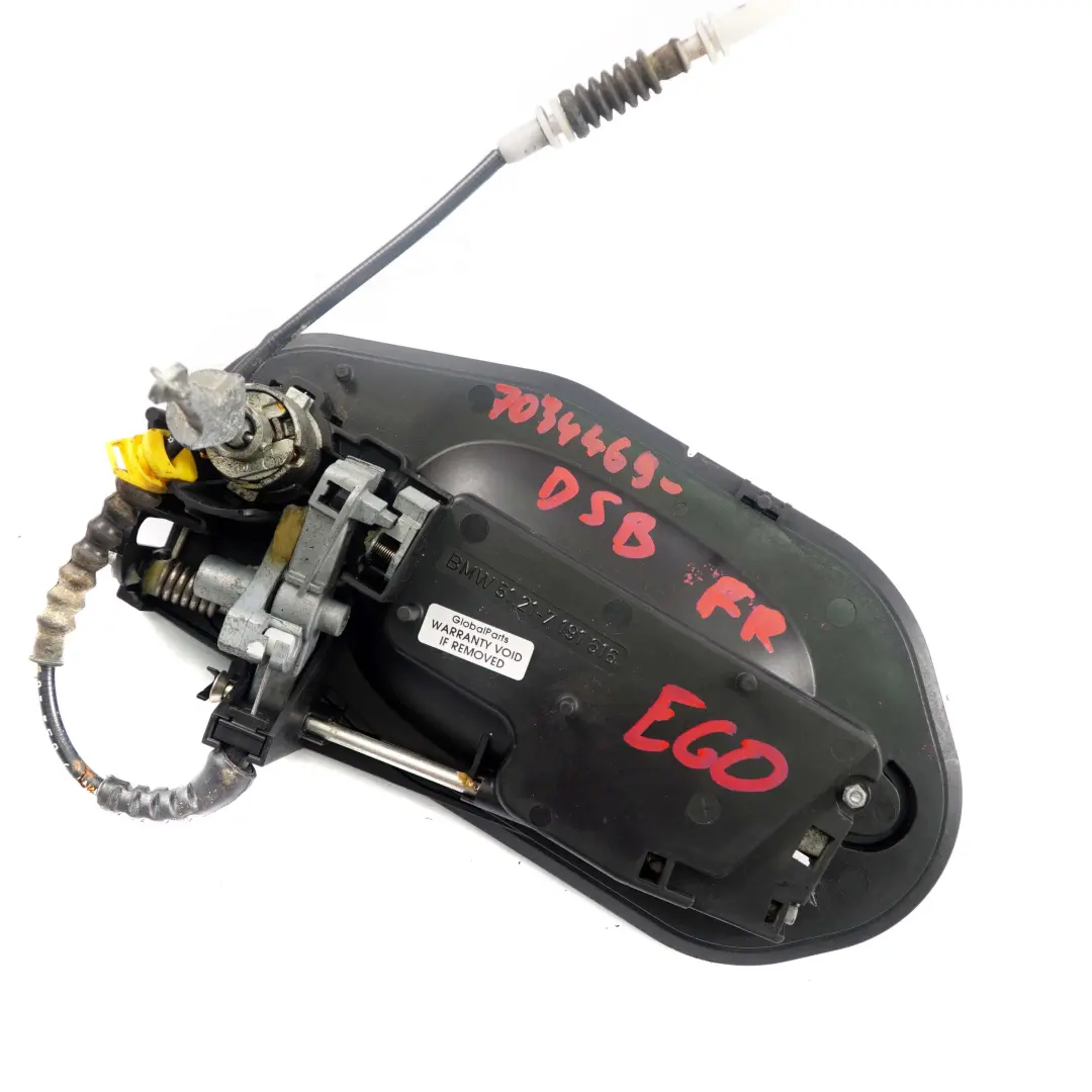 Complete Front Right Grab Handle O/S Tiefseeblau Blue A76 to BMW 5 Series E60 E61 with Part number 7034469 BMW 5 Series E60 E61 Complete Front Right Grab Handle O/S Tiefseeblau Blue A76 - SKU rhd-7034469-DSB - Part number 7034469