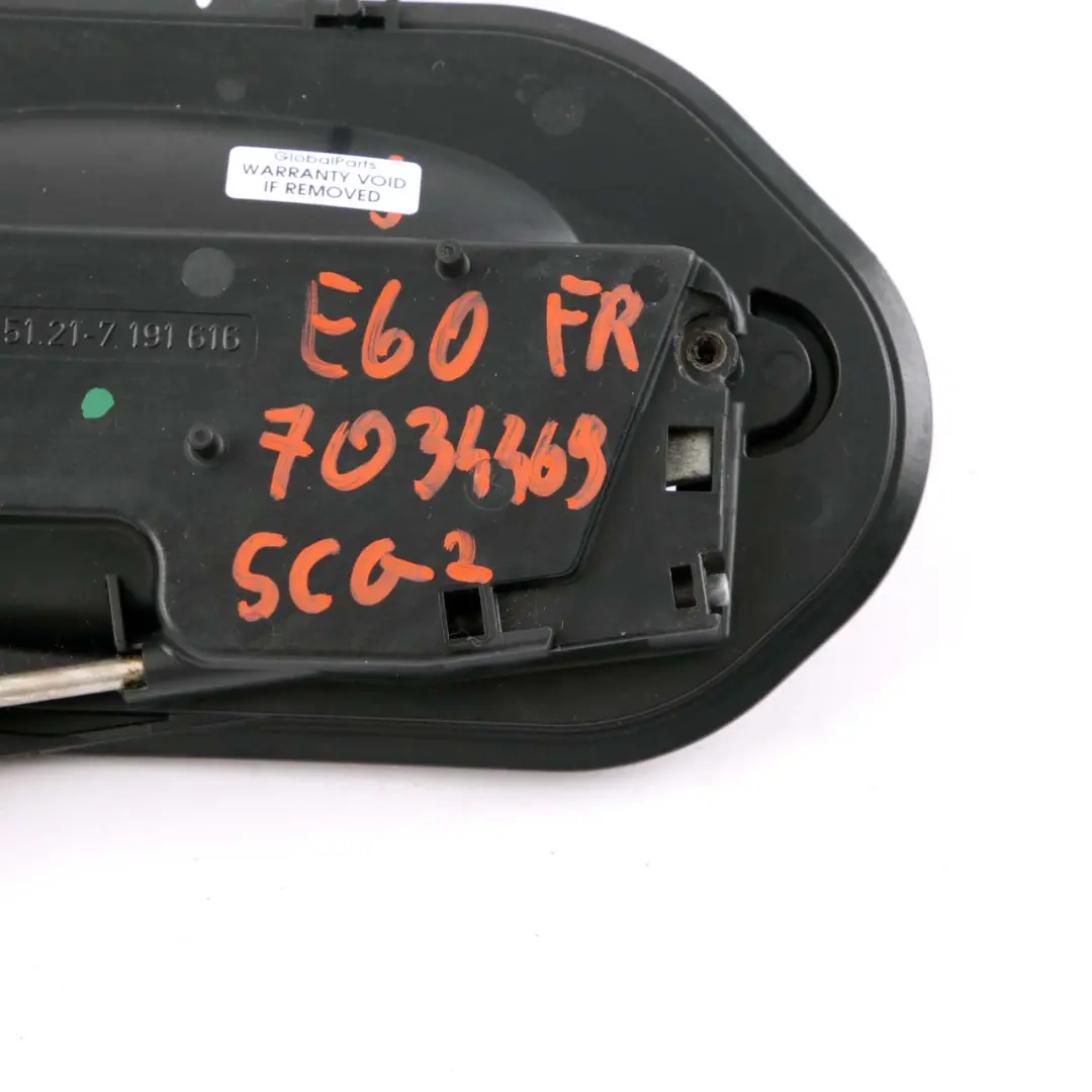 BMW E60 E61 Grab Handle Front Right O/S Door Spacegrau Space Grey Metallic A52 - SKU rhd-7034469-SCG2 - Part number 7034469