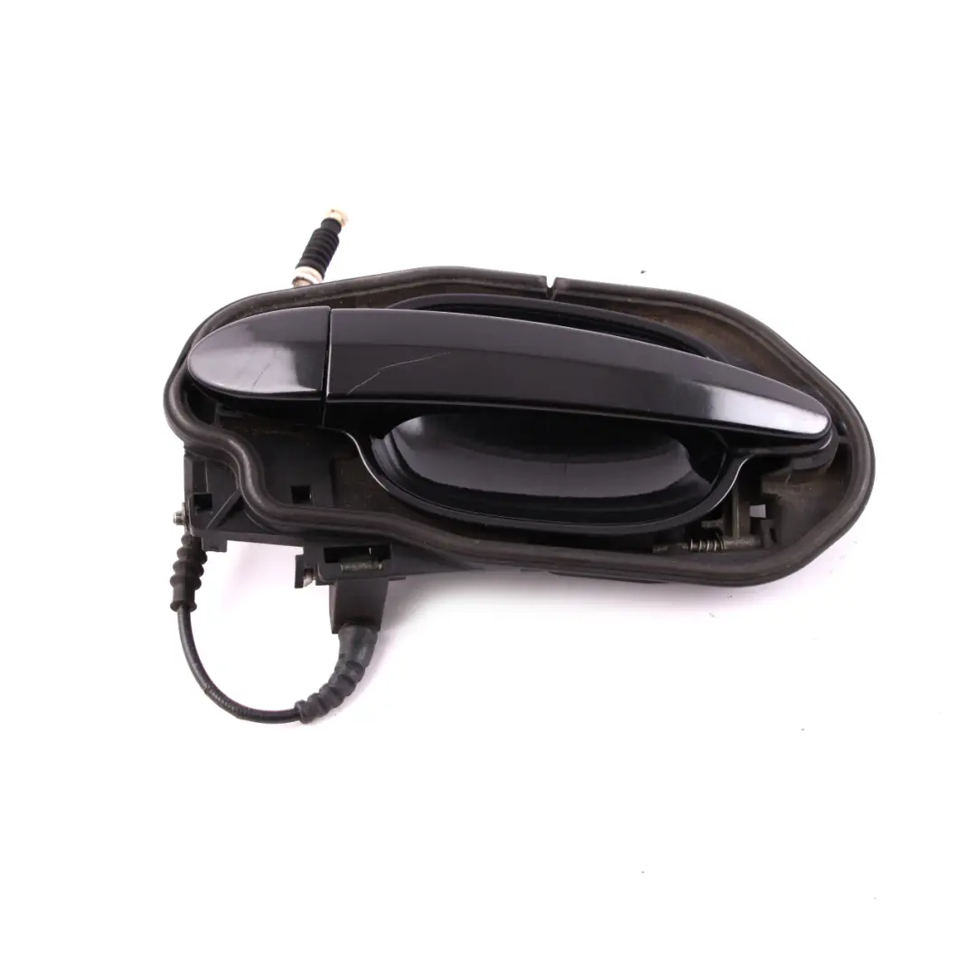 BMW 5 E60 E61 Grab Handle Front Left N/S Black Sapphire Metallic 475 - SKU rhd-7034543-BS - Part number 7034543