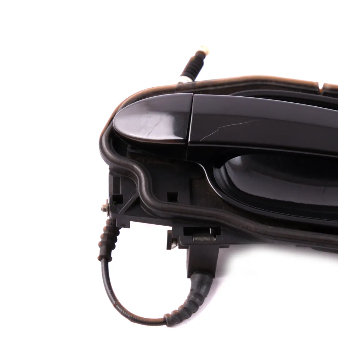 BMW 5 E60 E61 Grab Handle Front Left N/S Black Sapphire Metallic 475 - SKU rhd-7034543-BS - Part number 7034543