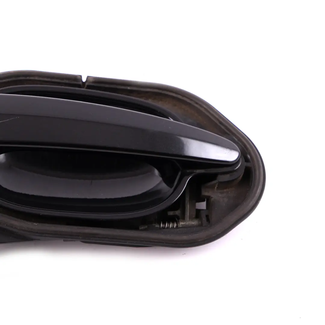 BMW 5 E60 E61 Grab Handle Front Left N/S Black Sapphire Metallic 475 - SKU rhd-7034543-BS - Part number 7034543