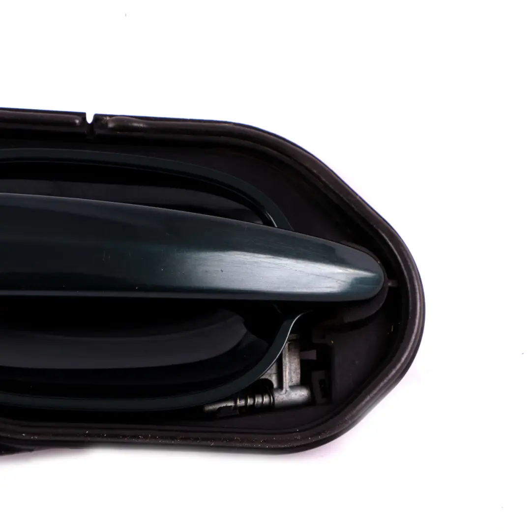 BMW 5 E60 E61 Grab Handle Front Left N/S Tiefgruen Metallic Deep Green A43 - SKU rhd-7034543-TG - Part number 7034543