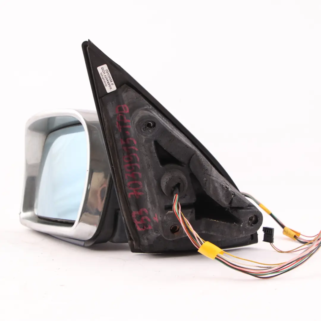 Wing Mirror Door Heated Memory Left N/S Topasblau Topaz Blue 364 to BMW X5 E53 with Part number 7039899 BMW X5 E53 Wing Mirror Door Heated Memory Left N/S Topasblau Topaz Blue 364 - SKU rhd-7039899-TPB - Part number 7039899