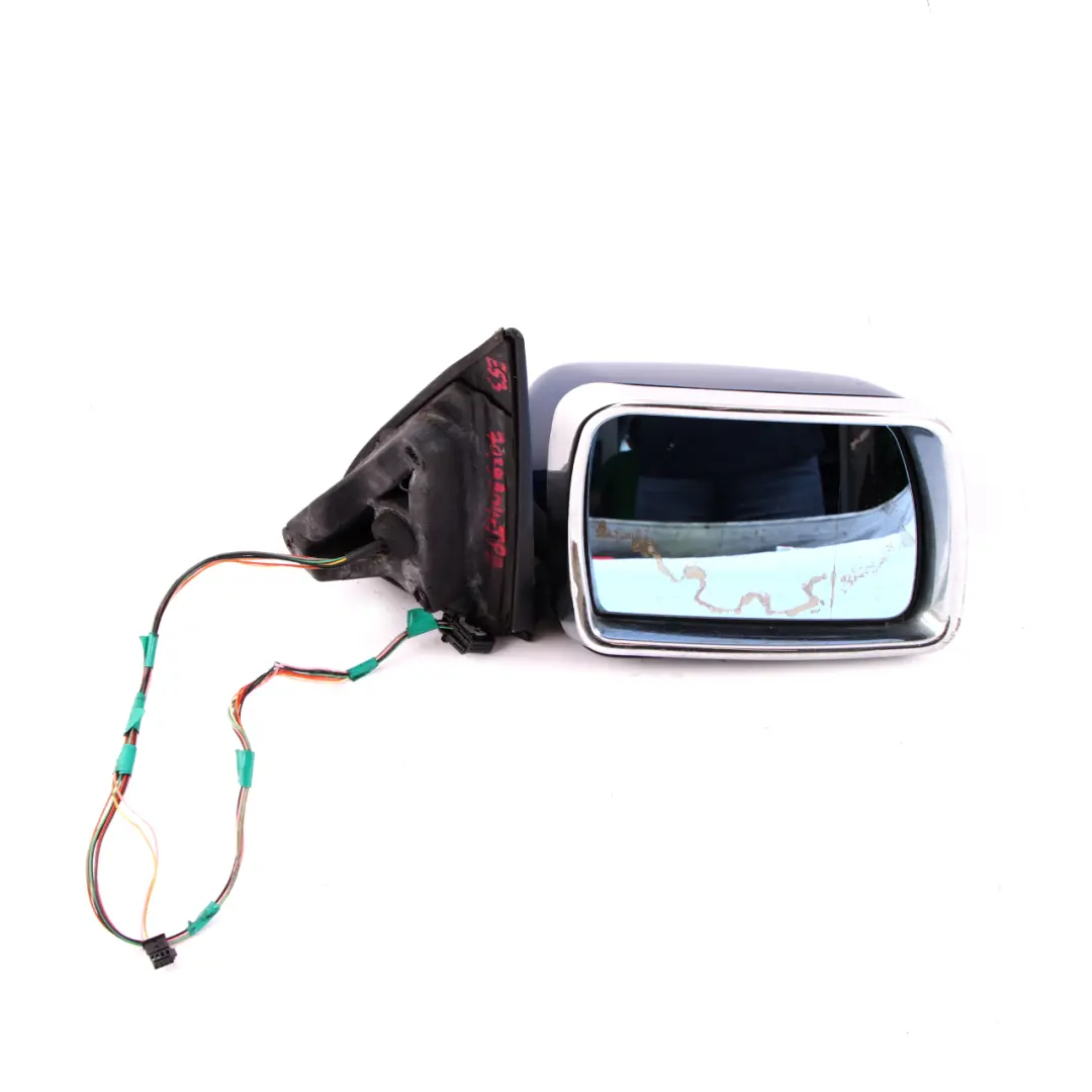 Wing Mirror Door Heated Memory Right O/S Topasblau Topaz Blue 364 to BMW X5 E53 with Part number 7039900 BMW X5 E53 Wing Mirror Door Heated Memory Right O/S Topasblau Topaz Blue 364 - SKU rhd-7039900-TPB - Part number 7039900