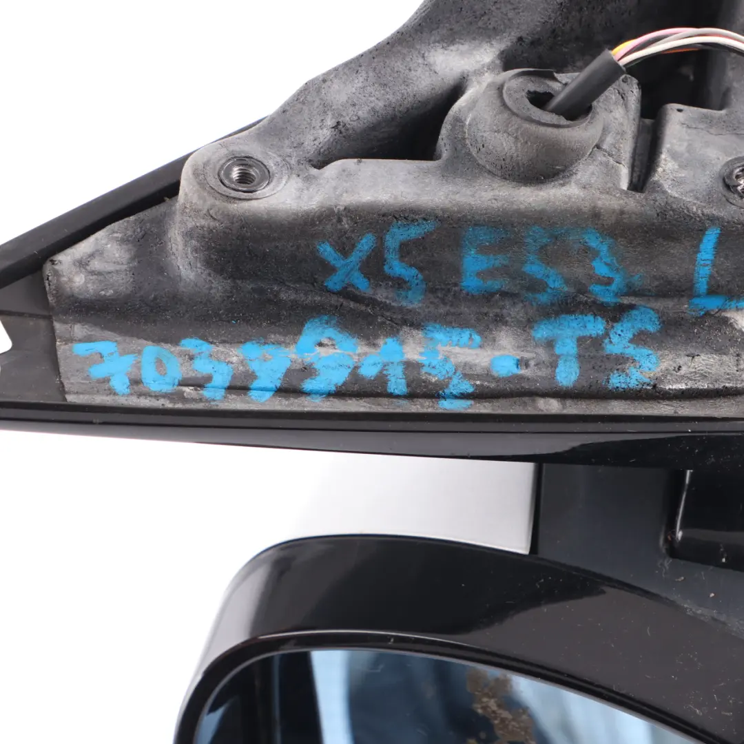 High Gloss Left Wing Mirror N/S Titansilber Titan Silver 354 to BMW X5 E53 M Sport with Part number 7039915 BMW X5 E53 M Sport High Gloss Left Wing Mirror N/S Titansilber Titan Silver 354 - SKU rhd-7039915-TS - Part number 7039915