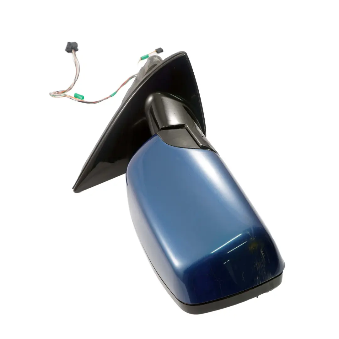 Heated Right Wing Mirror O/S Topasblau Topaz Blue 364 to BMW X5 E53 Sports Package with Part number 7039916 BMW X5 E53 Sports Package Heated Right Wing Mirror O/S Topasblau Topaz Blue 364 - SKU rhd-7039916-TPB - Part number 7039916