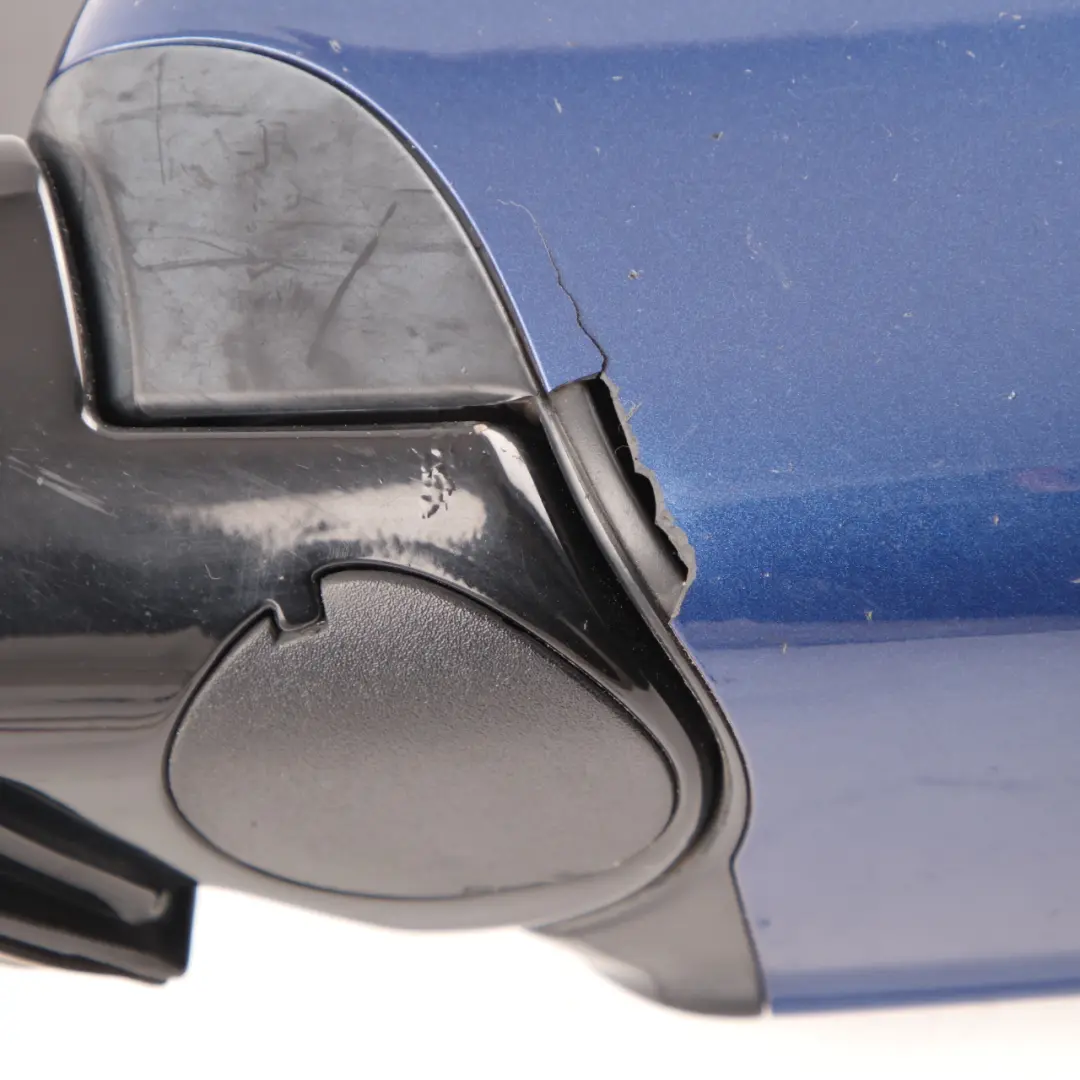 BMW X5 E53 M Sport Wing Mirror Heated Left Door N/S Le Mans Blau Blue - 381 - SKU rhd-7039919-LMB - Part number 7039919