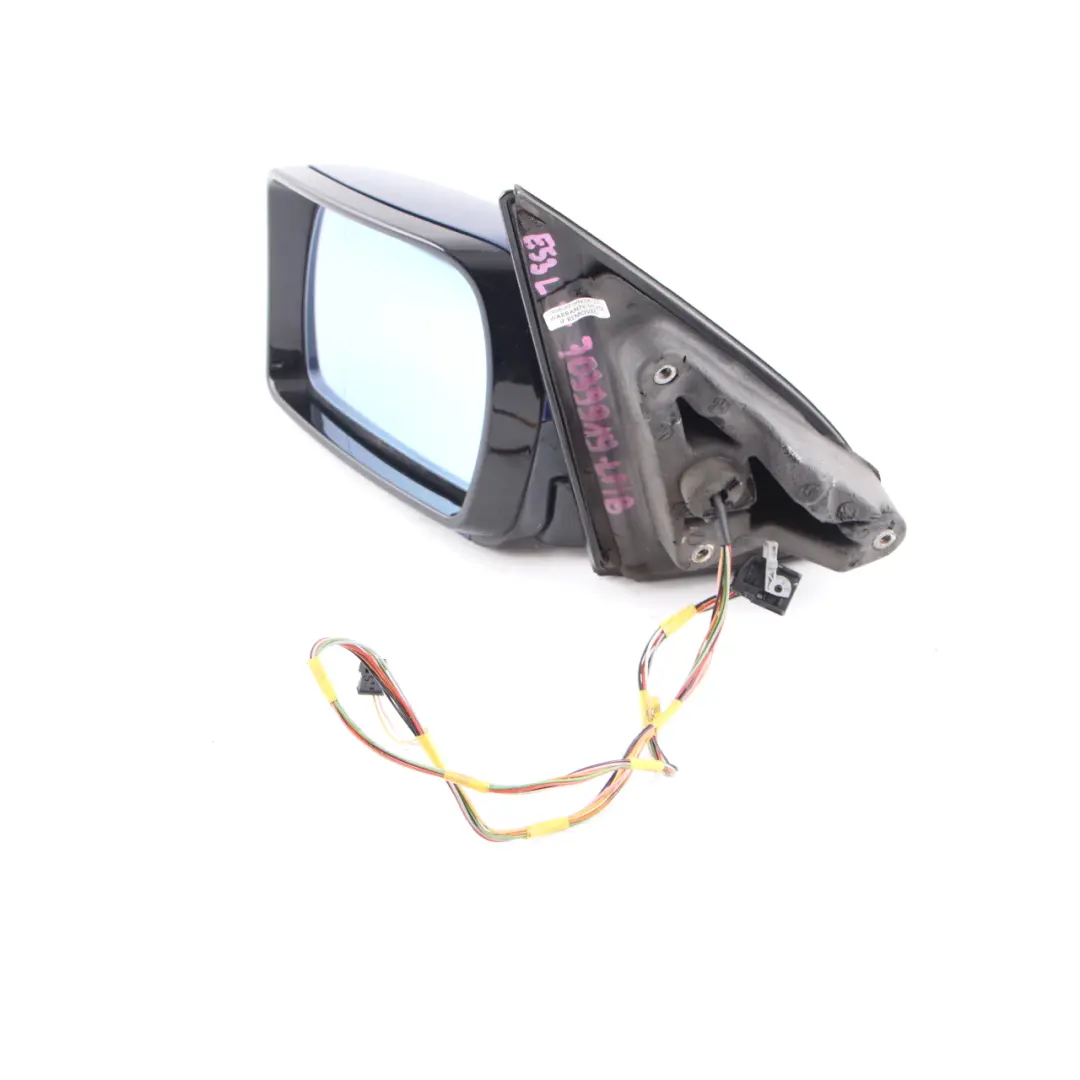 Wing Mirror Heated Left Door N/S Le Mans Blau Blue - 381 to BMW X5 E53 M Sport with Part number 7039919 BMW X5 E53 M Sport Wing Mirror Heated Left Door N/S Le Mans Blau Blue - 381 - SKU rhd-7039919-LMB - Part number 7039919