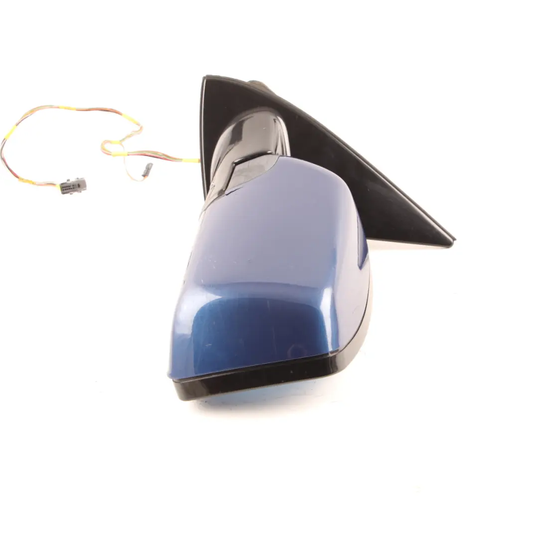 BMW X5 E53 M Sport Wing Mirror Heated Left Door N/S Le Mans Blau Blue - 381 - SKU rhd-7039919-LMB - Part number 7039919