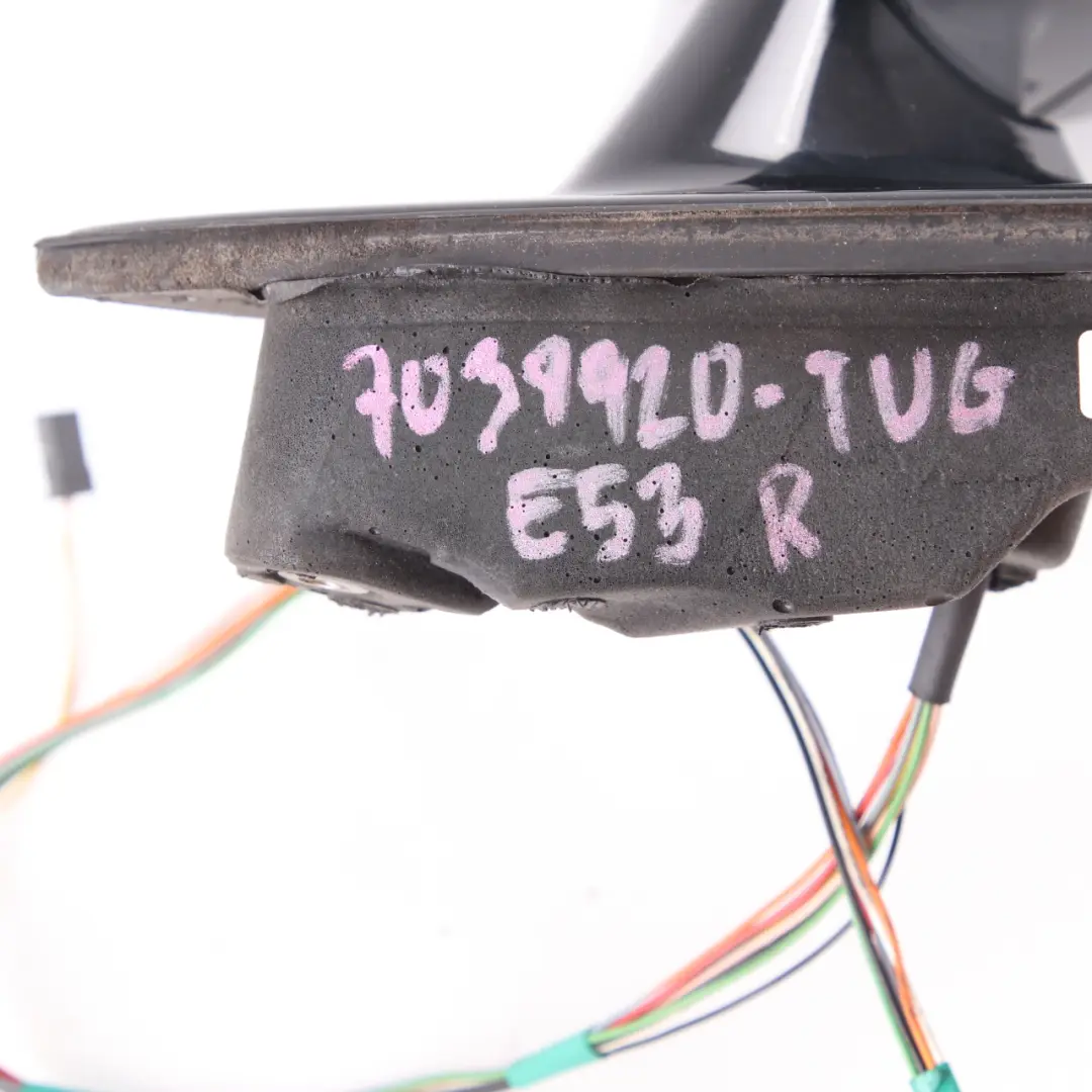 Wing Mirror M Sport High Gloss Door Right O/S Türkis Turquoise Grey to BMW X5 E53 with Part number 7039920 BMW X5 E53 Wing Mirror M Sport High Gloss Door Right O/S Türkis Turquoise Grey - SKU rhd-7039920-TUG - Part number 7039920