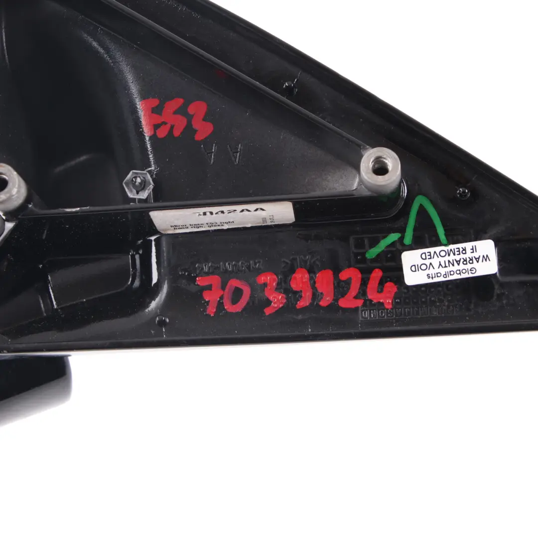 BMW X5 E53 Wing Mirror Holder Mount Base High Gloss Shadow Line Right O/S - SKU rhd-7039924-1 - Part number 7039924