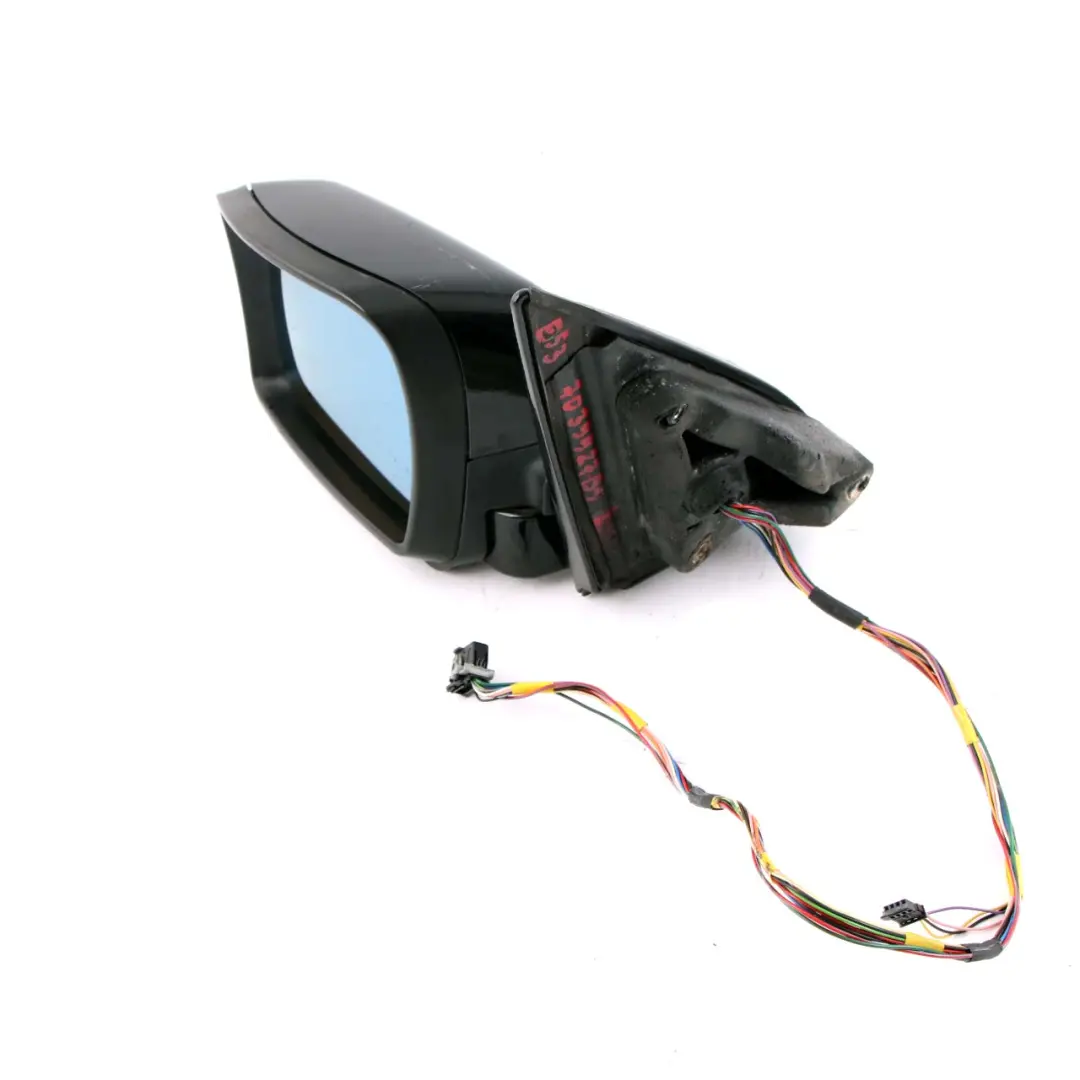 BMW X5 E53 Sport High Gloss Auto Dip Left Wing Mirror N/S Black Sapphire 475 - SKU rhd-7039927-BS - Part number 7039927
