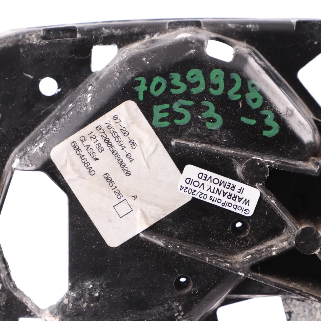  Base Wing Mirror BMW X5 E53 Power Fold Right Carrier O/S Black - SKU rhd-7039928-3 - Part number 7039928