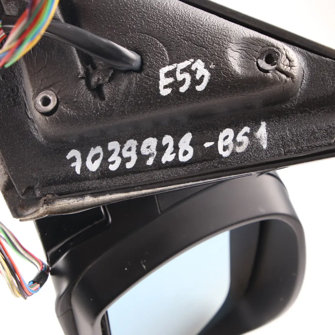  Door Wing Mirror BMW X5 E53 Sport High Gloss Auto Dip Right O/S Black Sapphire - SKU rhd-7039928-BS1 - Part number 7039928