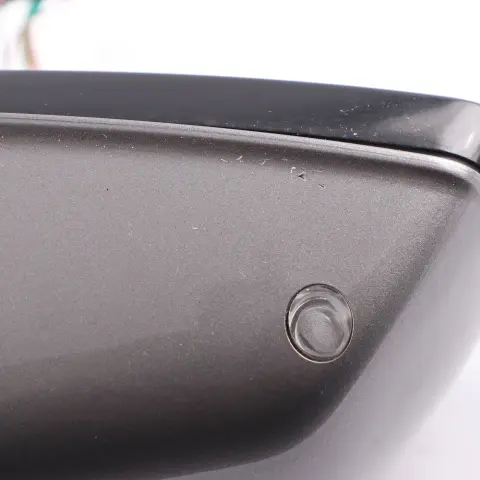 BMW X5 E53 Sport High Gloss Right Wing Mirror O/S Heated Sterlinggrau Grey 472 - SKU rhd-7039928-STG - Part number 7039928