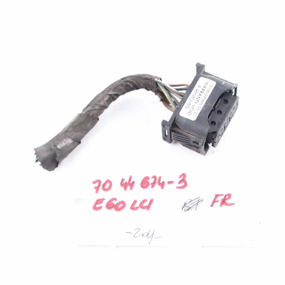 Headlight Plug BMW E60 E61 LCI Adaptive Xenon Right O/S Socket Wiring 6925638 to with Part number 7044674 Headlight Plug BMW E60 E61 LCI Adaptive Xenon Right O/S Socket Wiring 6925638 - SKU rhd-7044674-3 - Part number 7044674
