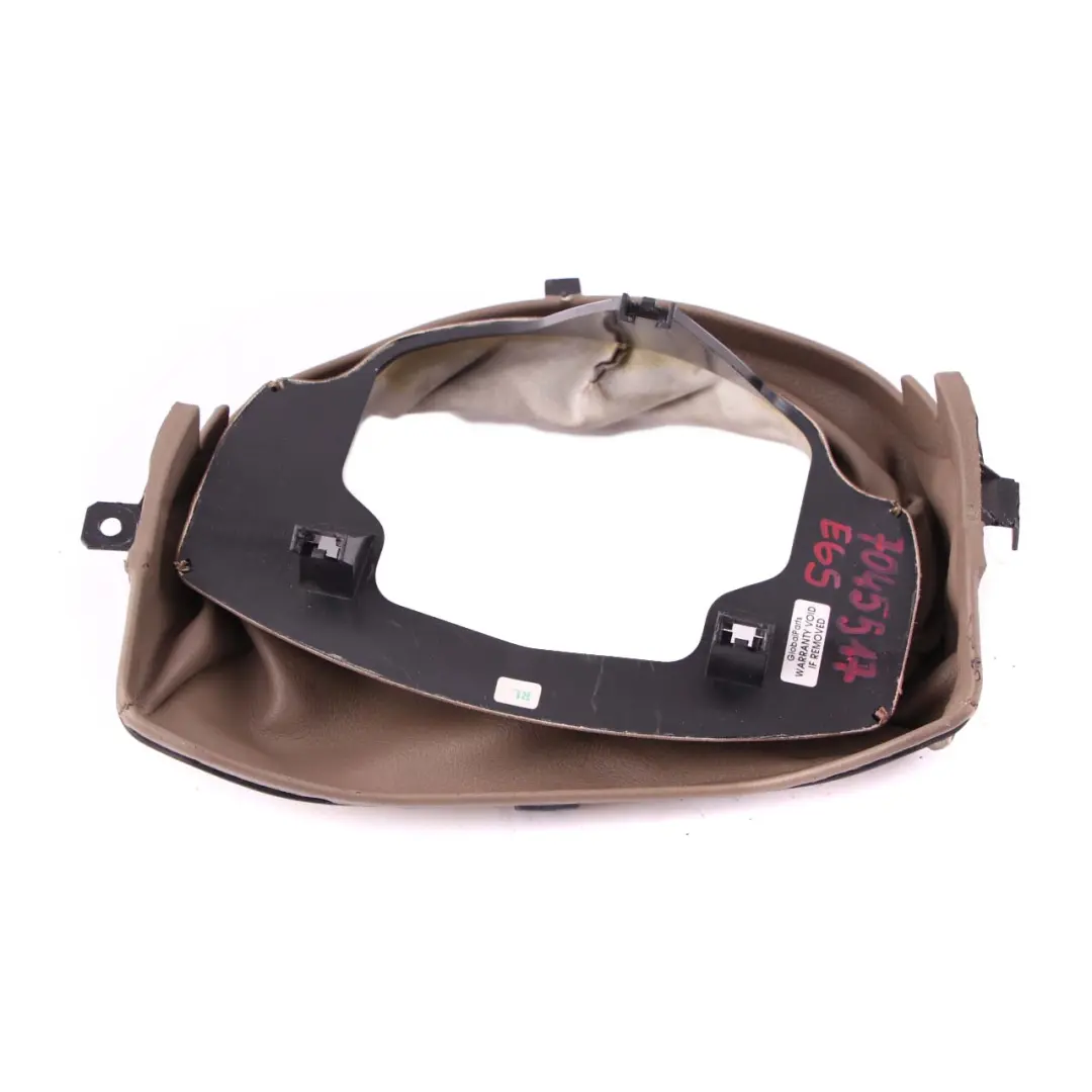 Steering Column Cover Trim Dunkelbeige Dark Beige to BMW 7 Series E65 E66 with Part number 7045517 BMW 7 Series E65 E66 Steering Column Cover Trim Dunkelbeige Dark Beige - SKU rhd-7045517 - Part number 7045517