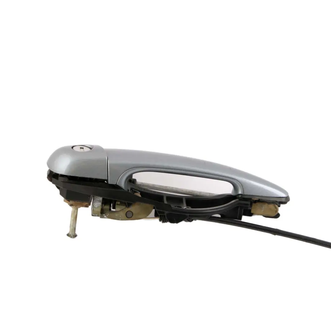 BMW 3 Series E46 Outside Door Handle Front Right O/S Silbergrau Silver Grey A08 - SKU rhd-7048282-SBG - Part number 7048282