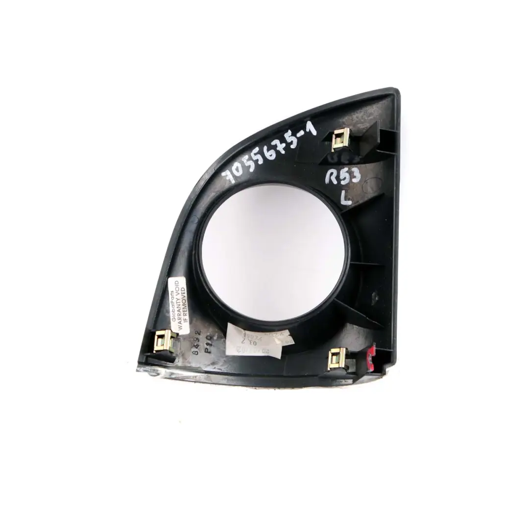 Dashboard Dash Panel Trim Cover Left N/S Alloy Patina to Mini Cooper R50 R53 1 with Part number 7055675 Mini Cooper R50 R53 1 Dashboard Dash Panel Trim Cover Left N/S Alloy Patina - SKU rhd-7055675-1 - Part number 7055675