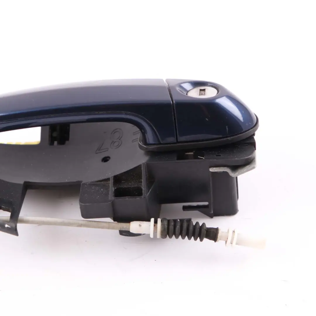  Door Grab Handle BMW E81 E87 Front Right O/S Tiefseeblau Deep Sea Blue A76 - SKU rhd-7059677-DSB1 - Part number 7059677