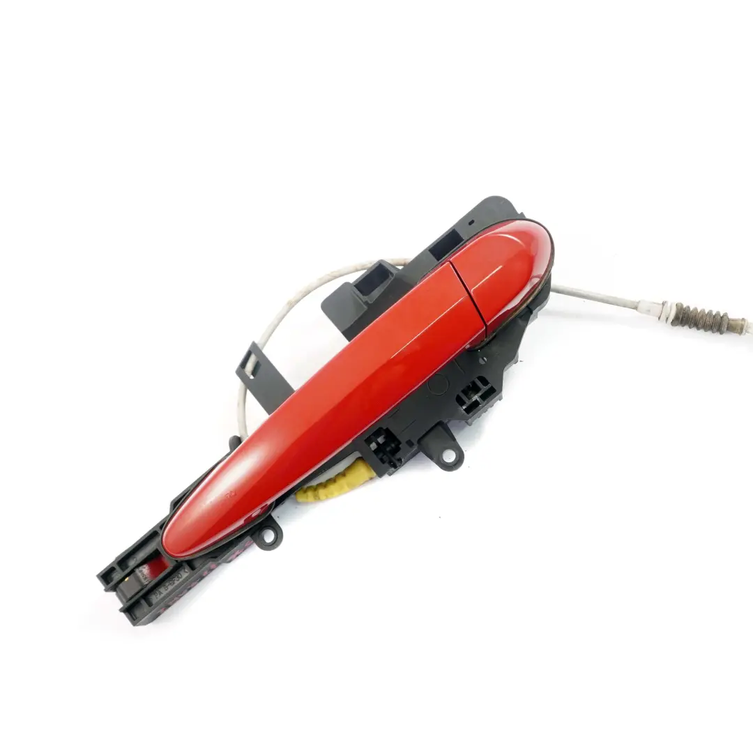 Complete Front Left Grab Handle N/S Karmesinrot Crimson Red A61 to BMW 1 Series E87 with Part number 7059677 BMW 1 Series E87 Complete Front Left Grab Handle N/S Karmesinrot Crimson Red A61 - SKU rhd-7059677-KAR2 - Part number 7059677