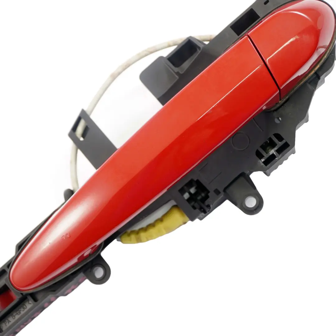 Complete Front Left Grab Handle N/S Karmesinrot Crimson Red A61 to BMW 1 Series E87 with Part number 7059677 BMW 1 Series E87 Complete Front Left Grab Handle N/S Karmesinrot Crimson Red A61 - SKU rhd-7059677-KAR2 - Part number 7059677