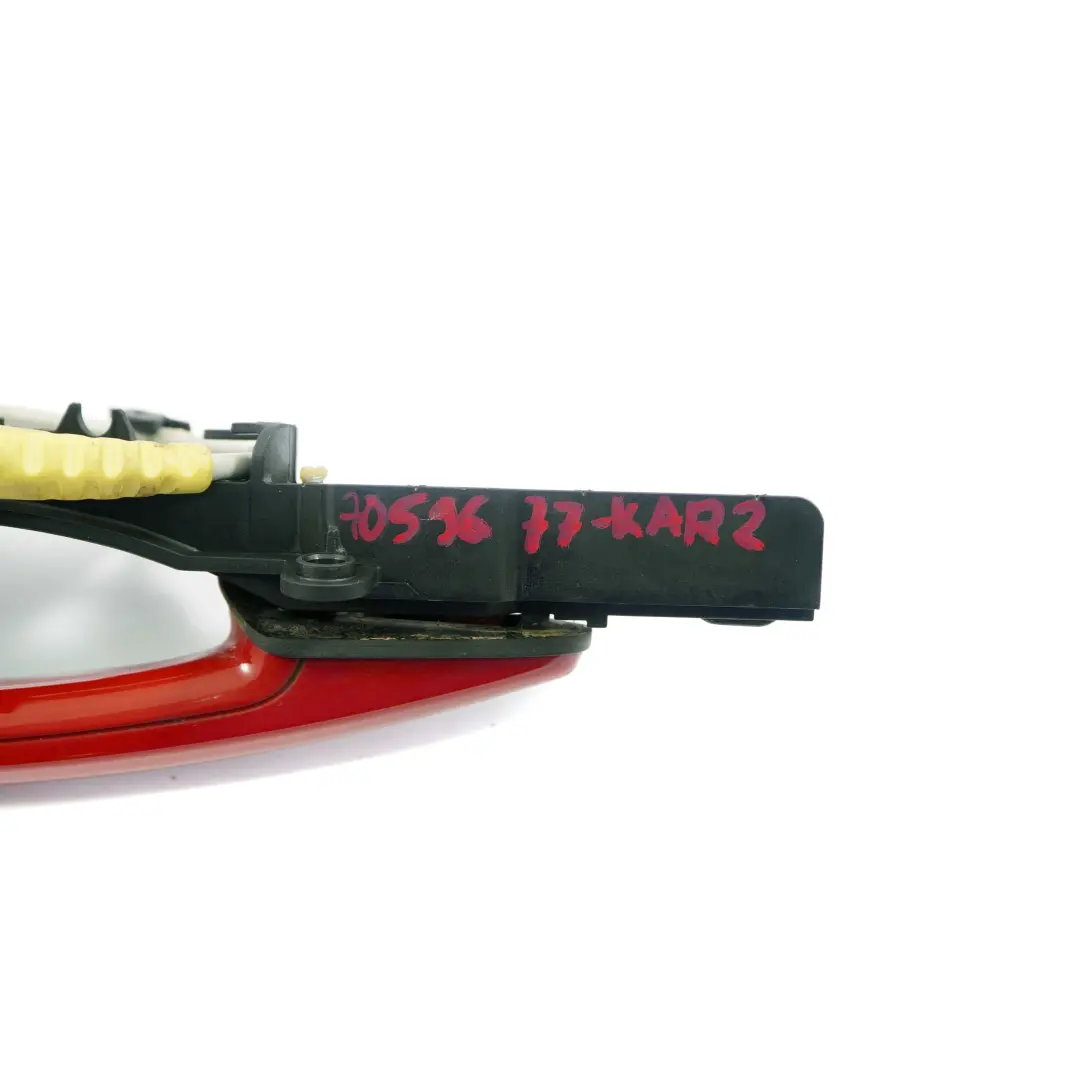 Complete Front Left Grab Handle N/S Karmesinrot Crimson Red A61 to BMW 1 Series E87 with Part number 7059677 BMW 1 Series E87 Complete Front Left Grab Handle N/S Karmesinrot Crimson Red A61 - SKU rhd-7059677-KAR2 - Part number 7059677