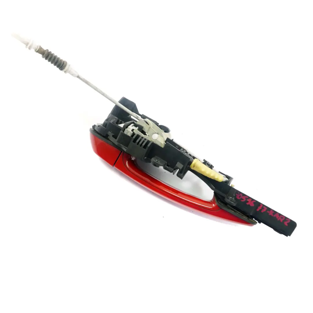 Complete Front Left Grab Handle N/S Karmesinrot Crimson Red A61 to BMW 1 Series E87 with Part number 7059677 BMW 1 Series E87 Complete Front Left Grab Handle N/S Karmesinrot Crimson Red A61 - SKU rhd-7059677-KAR2 - Part number 7059677